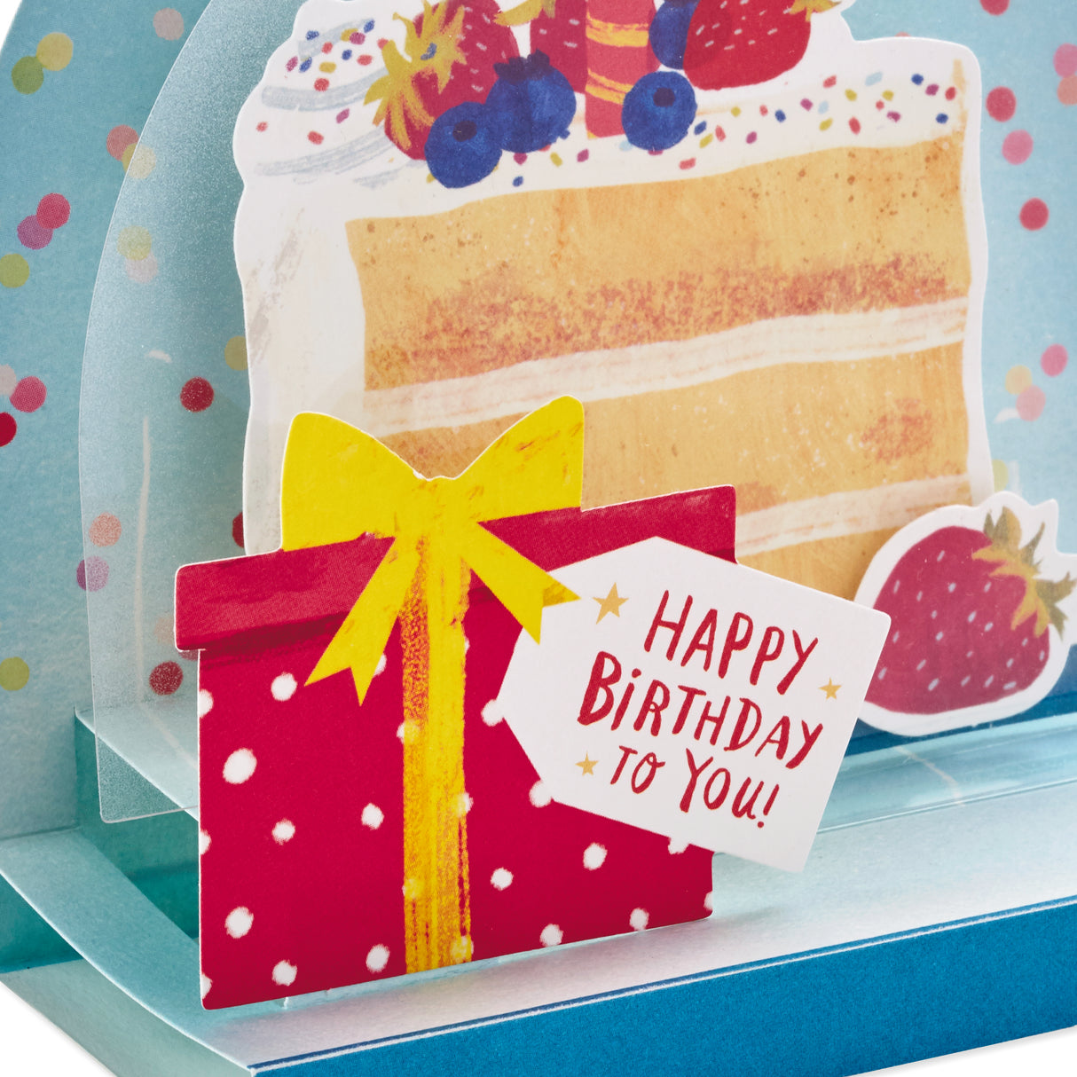 Paper Wonder Displayable Pop Up Birthday Card (Birthday Cake)