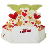 Paper Wonder Star Wars Baby Yoda Pop Up Love Card, Valentines Day Card, or Anniversary Card (Reaching Out)