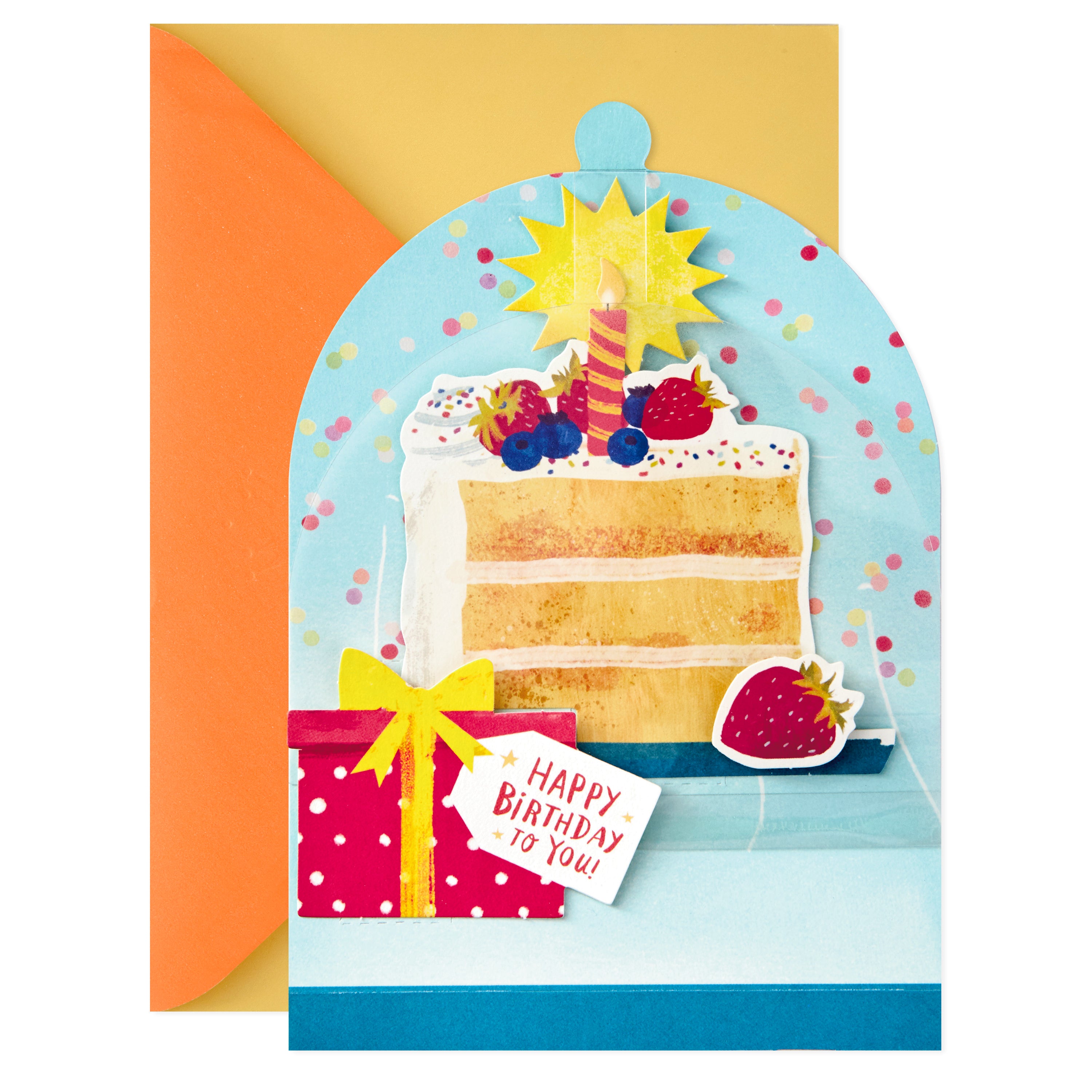 Paper Wonder Displayable Pop Up Birthday Card (Birthday Cake)