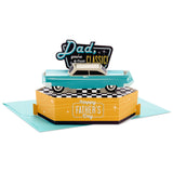 Paper Wonder Displayable Pop Up Fathers Day Card for Dad (Classic Car)