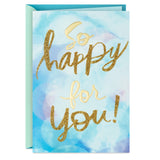 Congratulations Card or Graduation Card (So Happy for You)