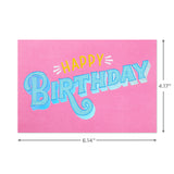 Birthday Cards Assortment, 36 Cards with Envelopes (Pastels)