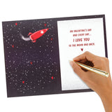 Valentines Day Card for Significant Other (Favorite Place in the Universe, Astronauts)