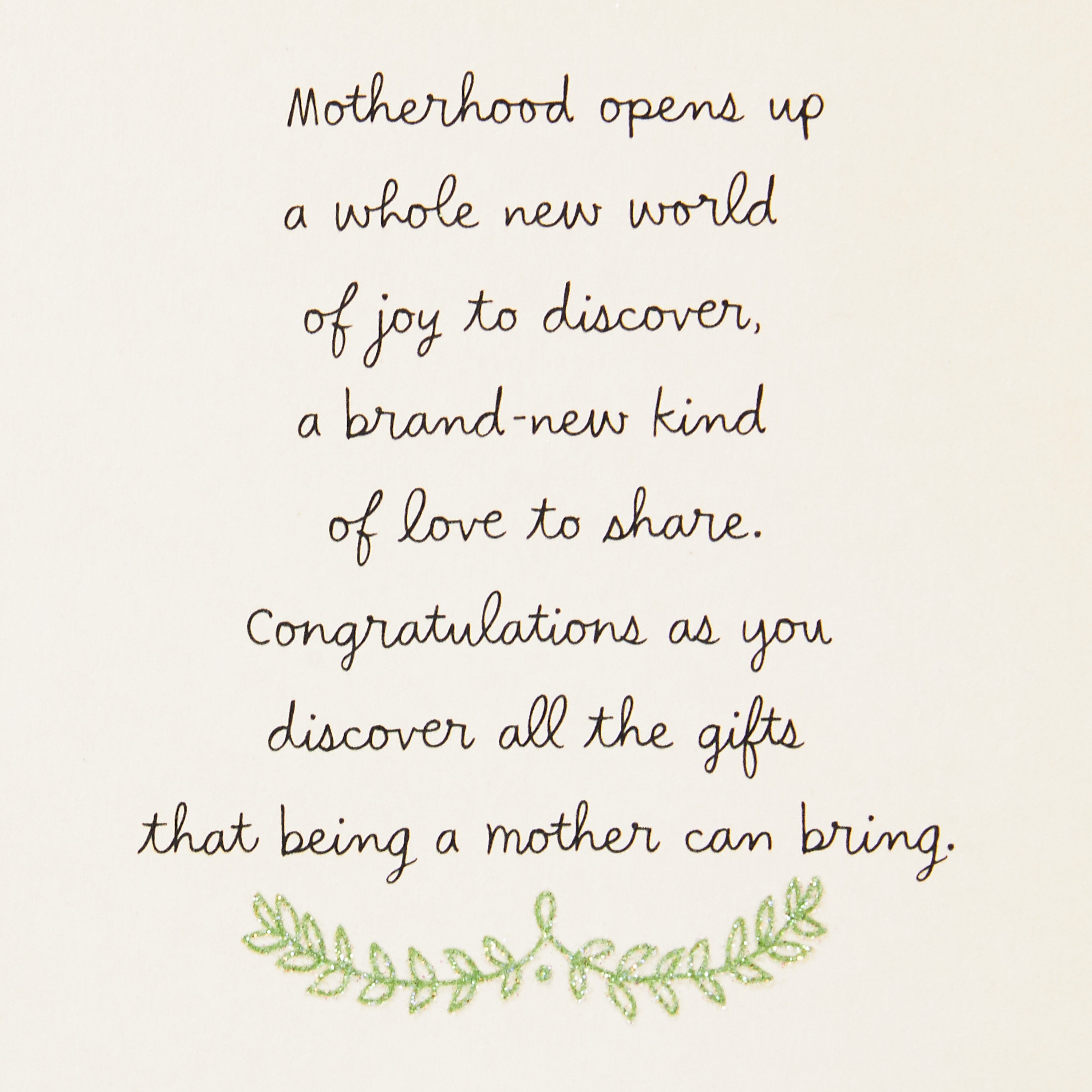 First Mother's Day Card (Joy and Love of Motherhood)