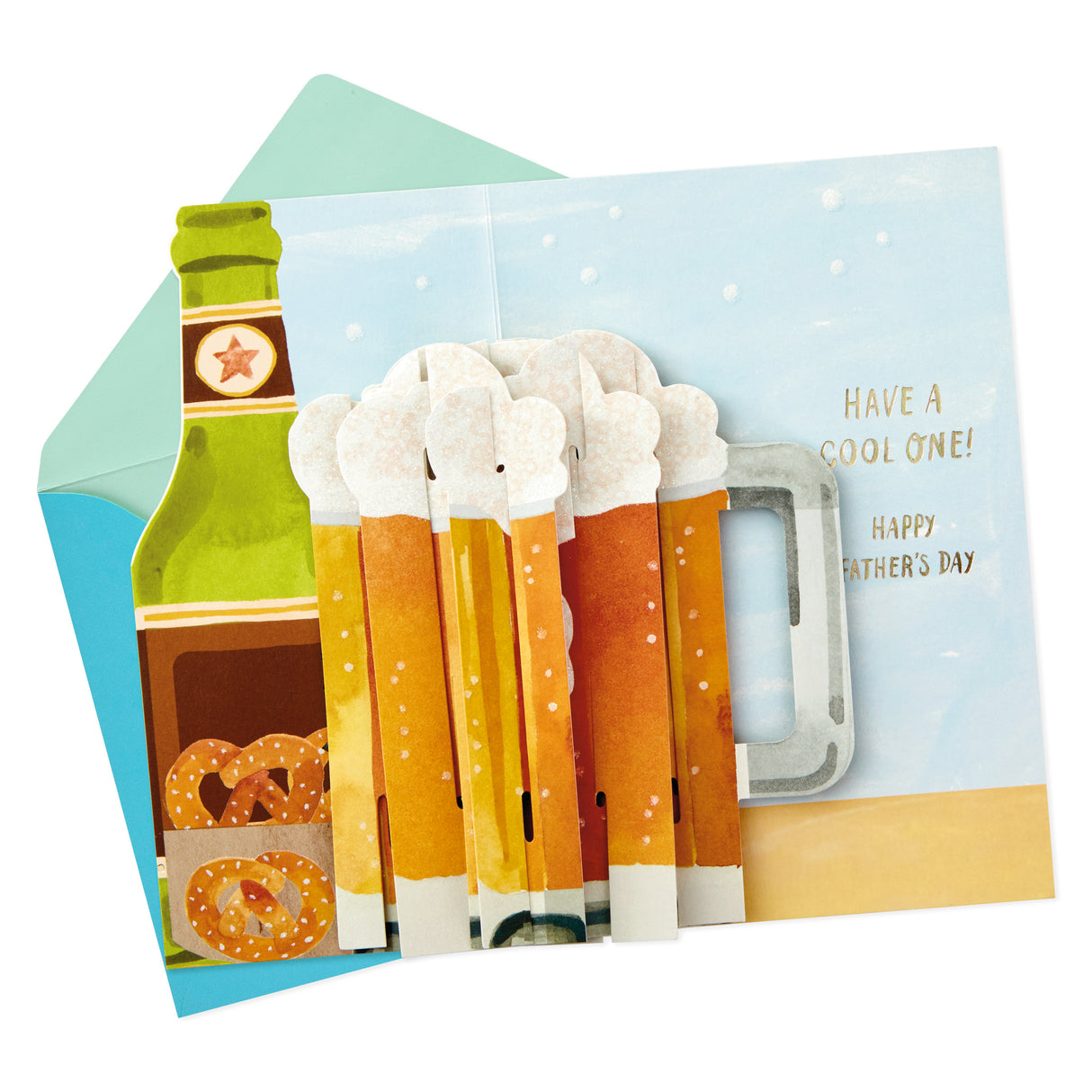 Paper Wonder Pop Up Fathers Day Card (Beer)