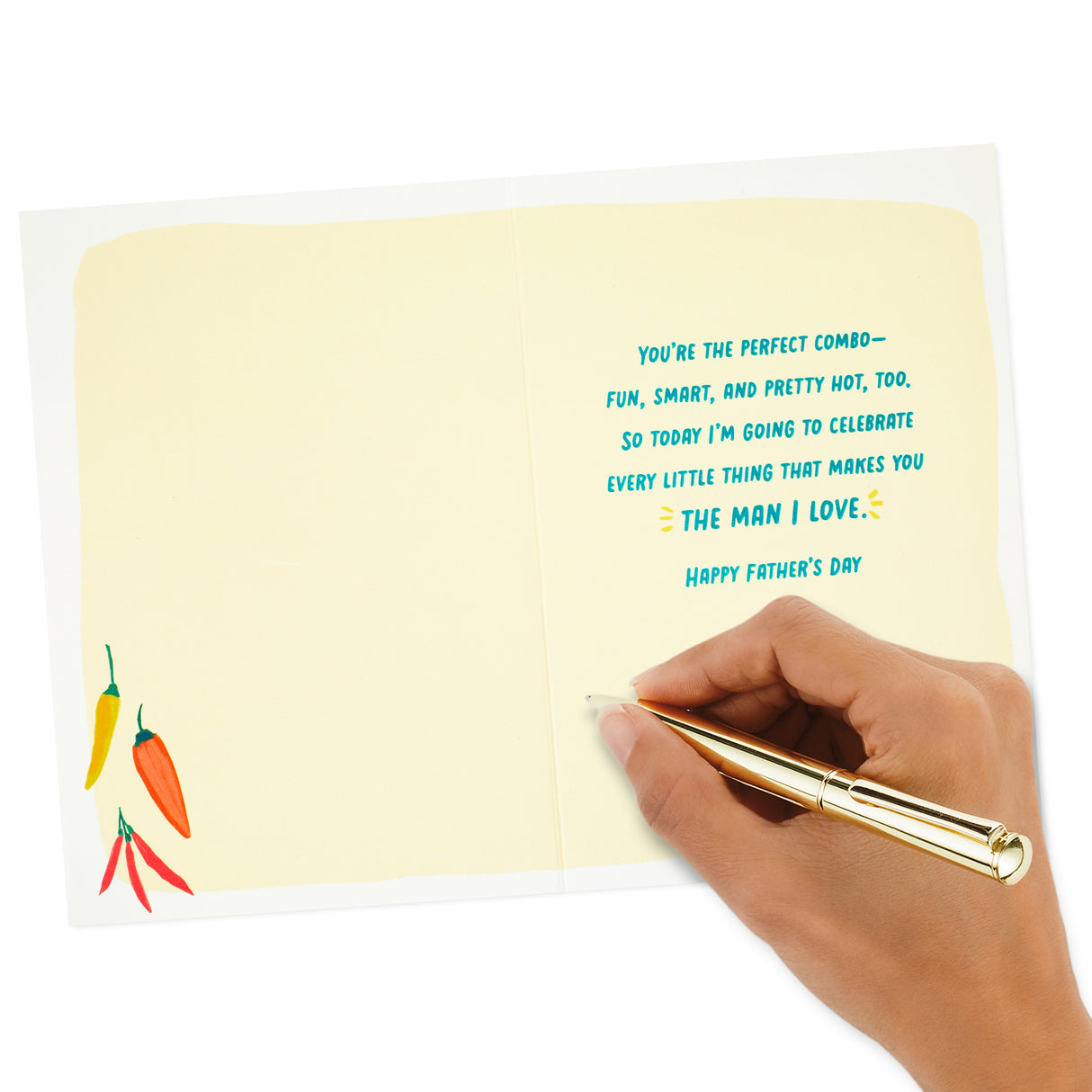 Fathers Day Card for Husband or Boyfriend (One Hot Dad)
