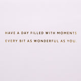 Signature Mother's Day Card (Cut Paper Flowers Have a Wonderful Day)