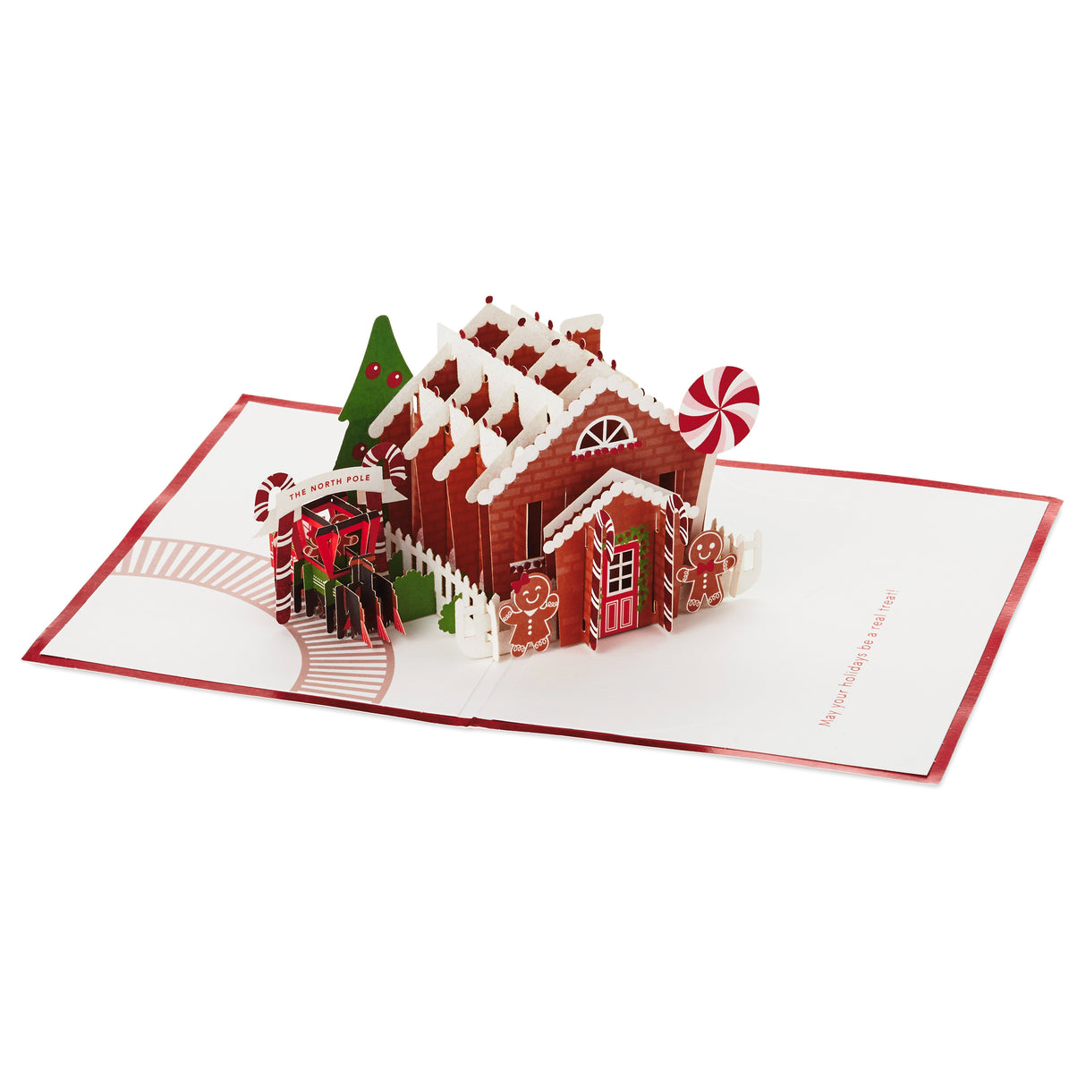 Signature Paper Wonder Pop Up Christmas Card (Gingerbread)