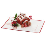 Signature Paper Wonder Pop Up Christmas Card (Gingerbread)