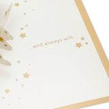 Signature Paper Wonder Pop Up Anniversary Card, Love Card, Romantic Birthday Card (Moon and Back)