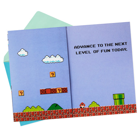 Nintendo Fathers Day Card with Light and Sound (Classic Mario)