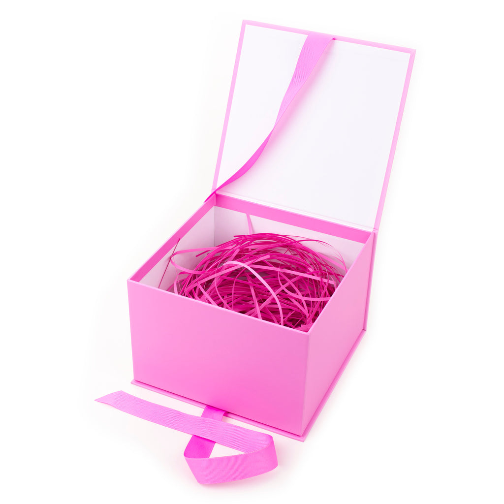 Hallmark 7" Large Gift Box (Light Pink) for Birthdays, Bridal Showers, Weddings, Baby Showers and More
