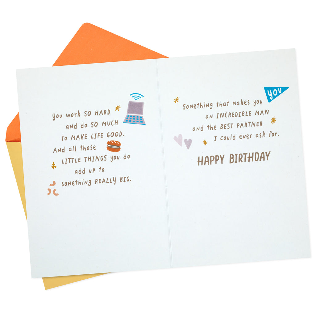 Birthday Card for Husband (Little Things)