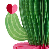 Paper Wonder Pop Up Valentines Day Card (Cactus)