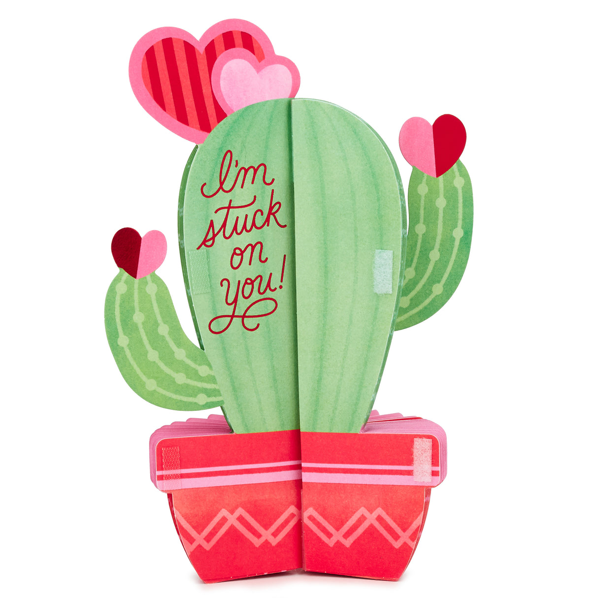 Paper Wonder Pop Up Valentines Day Card (Cactus)