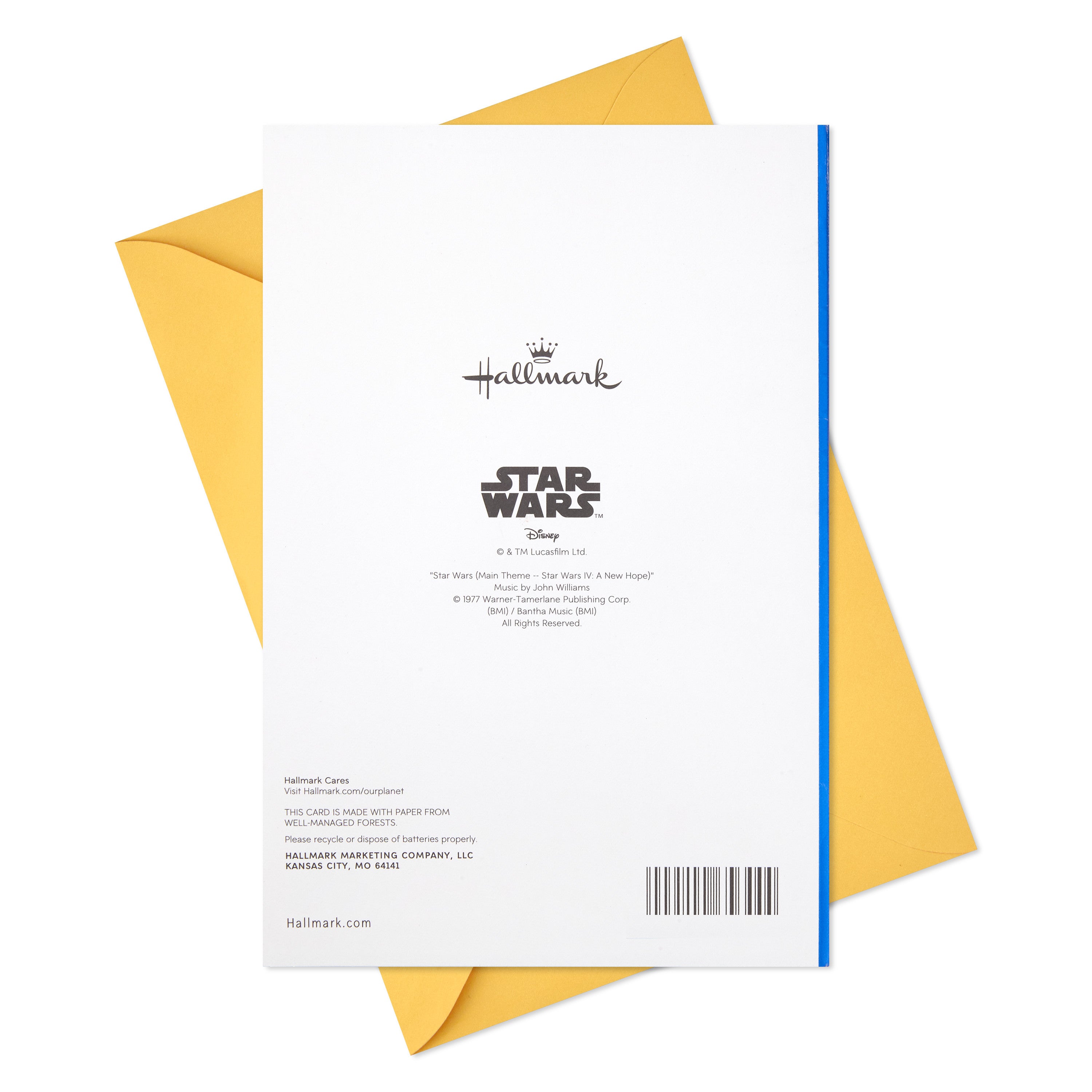 Star Wars Funny Birthday Card with Sound (Long, Long, Long Time Ago)
