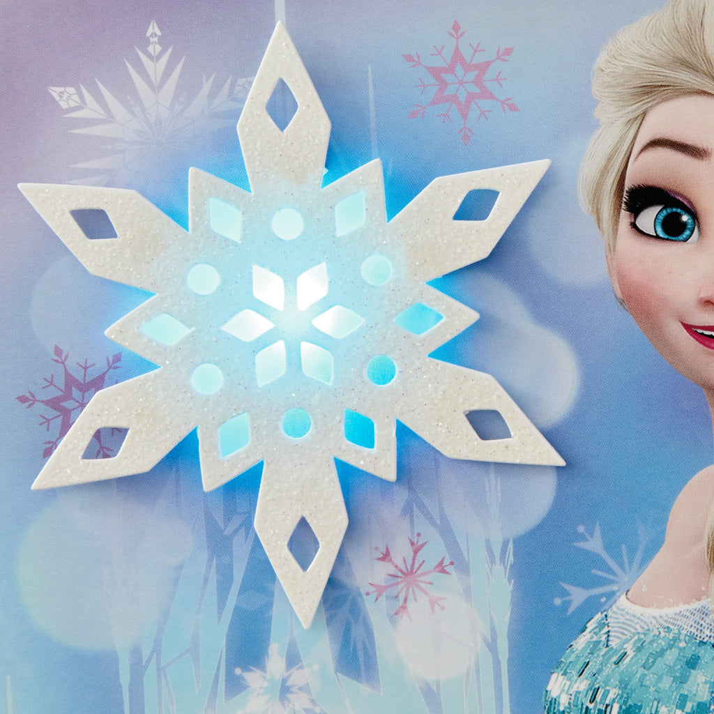 Disney Frozen Musical Christmas Card for Kid (Plays Let it Go)
