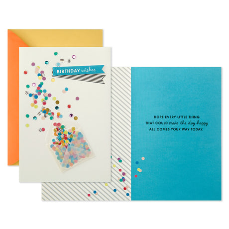 Birthday Card (Envelope with Confetti)