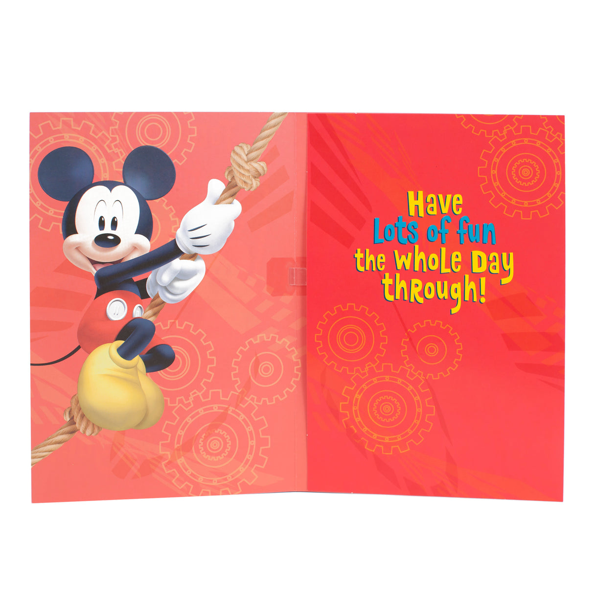 Birthday Greeting Card for Kids (Mickey Mouse Clubhouse)