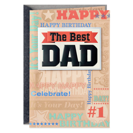 Birthday Card to Father (Best Kind of Dad)