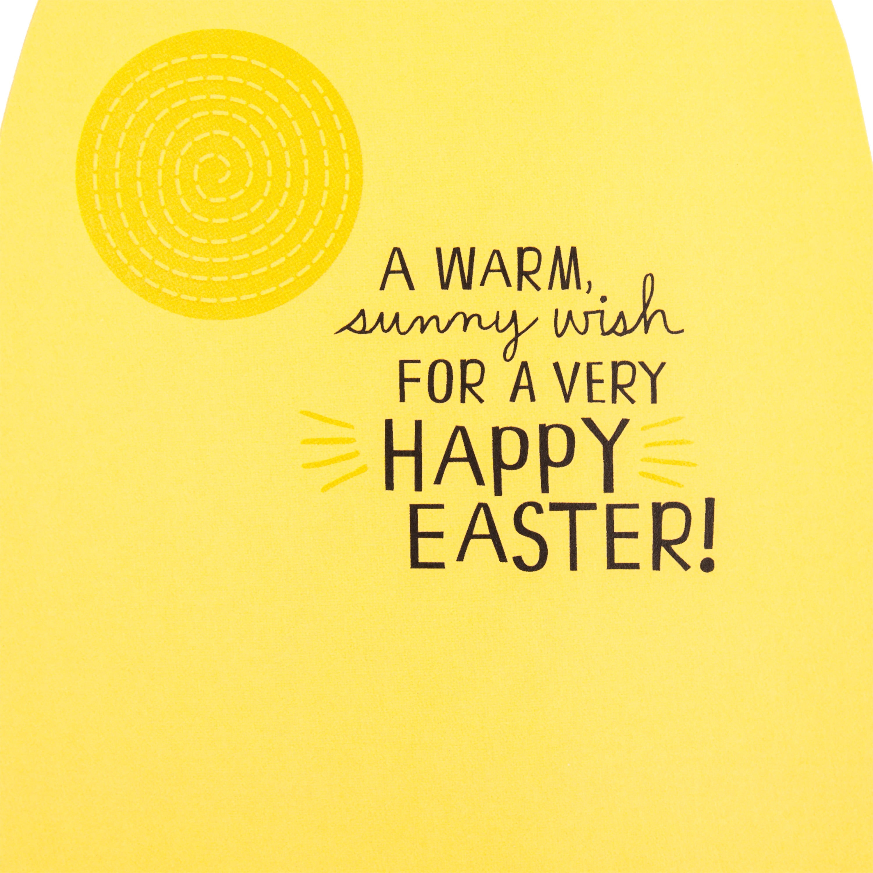 Easter Card with Sound (Felt Bunny Plays "You Are My Sunshine")