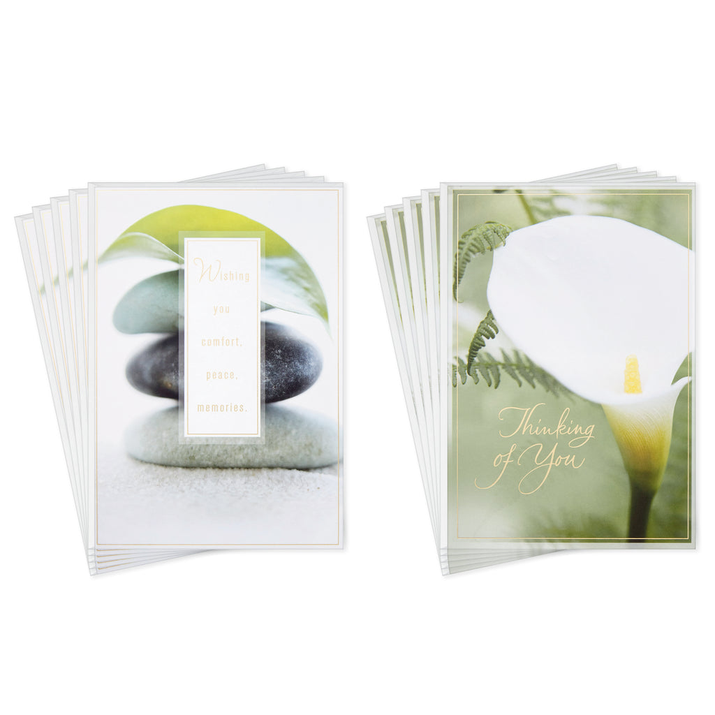 Nature Photos Assorted Sympathy Cards, Pack of 10