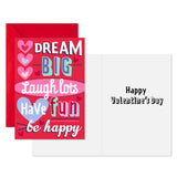 Valentines Day Cards Assortment for Kids, Be Happy (8 Valentine's Day Cards with Envelopes)