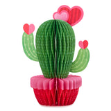 Paper Wonder Pop Up Valentines Day Card (Cactus)