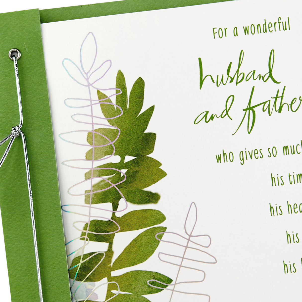 Father's Day Card for Husband (For A Wonderful Husband And Father)