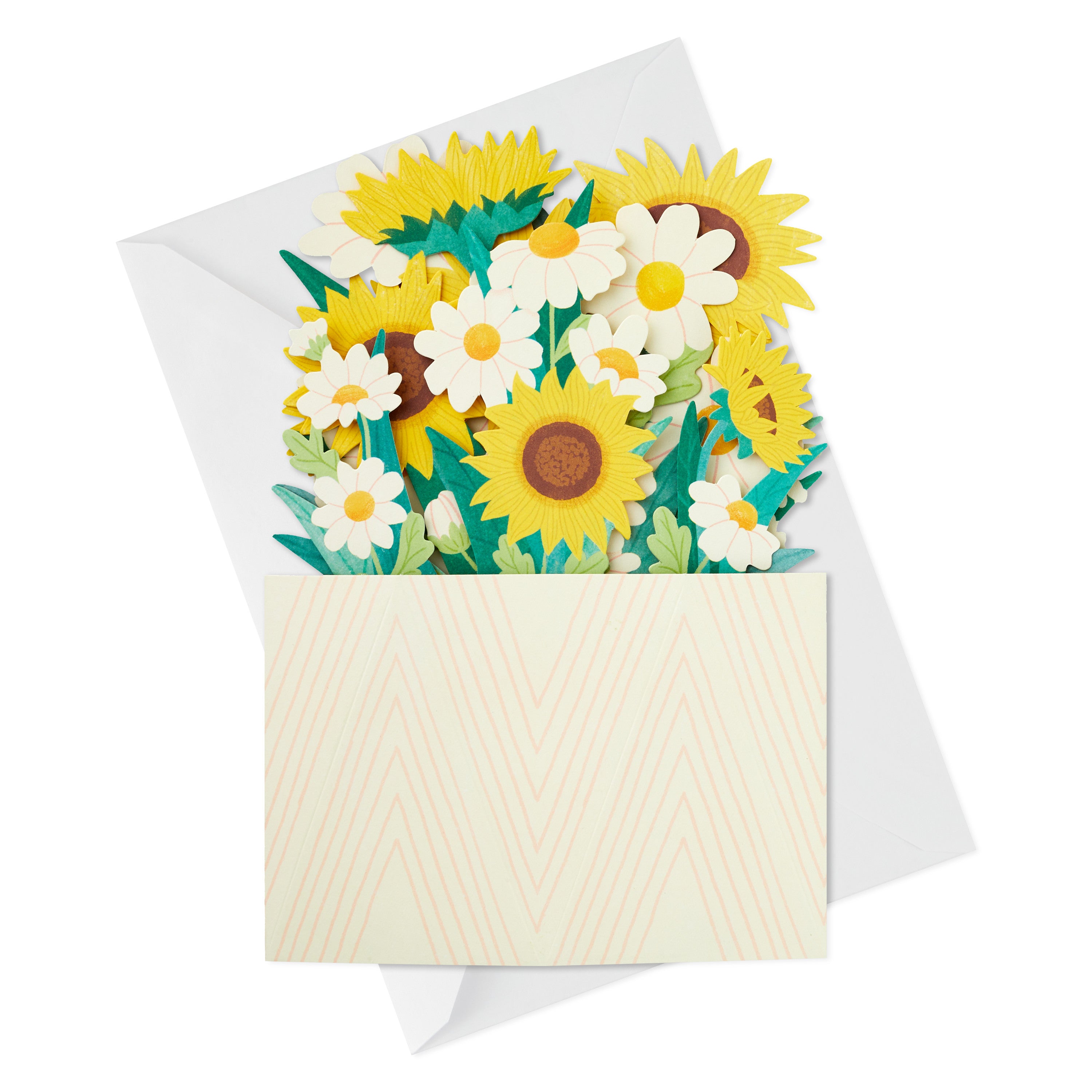 Paper Wonder Thinking of You, All Occasion Pop Up Card (Sunflower Bouquet)