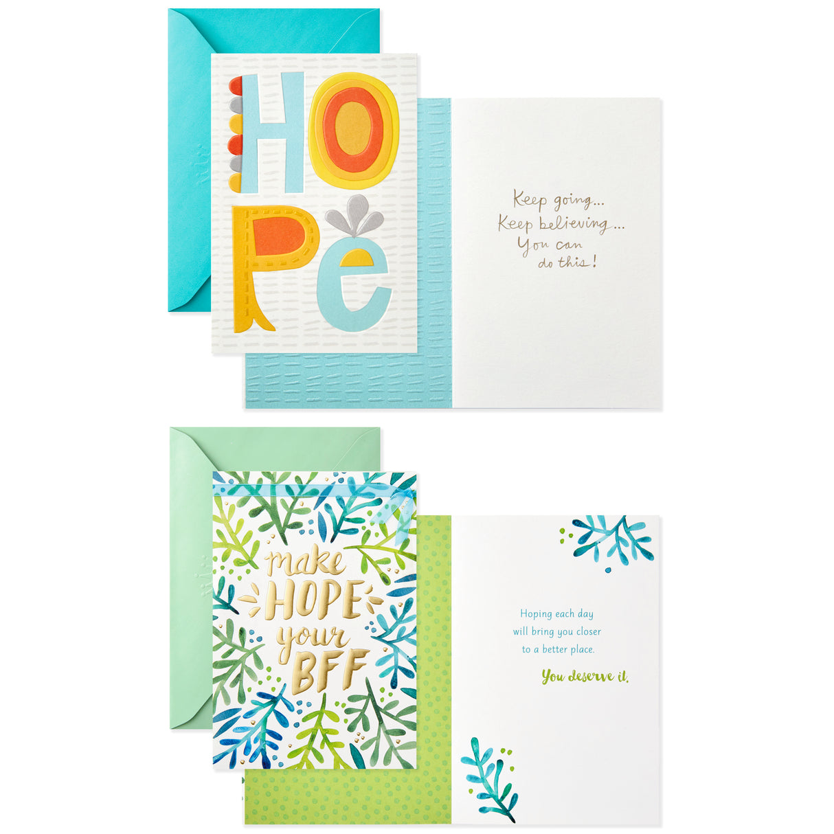 Shoebox Cancer Support Card Assortment (6 Cards with Envelopes)