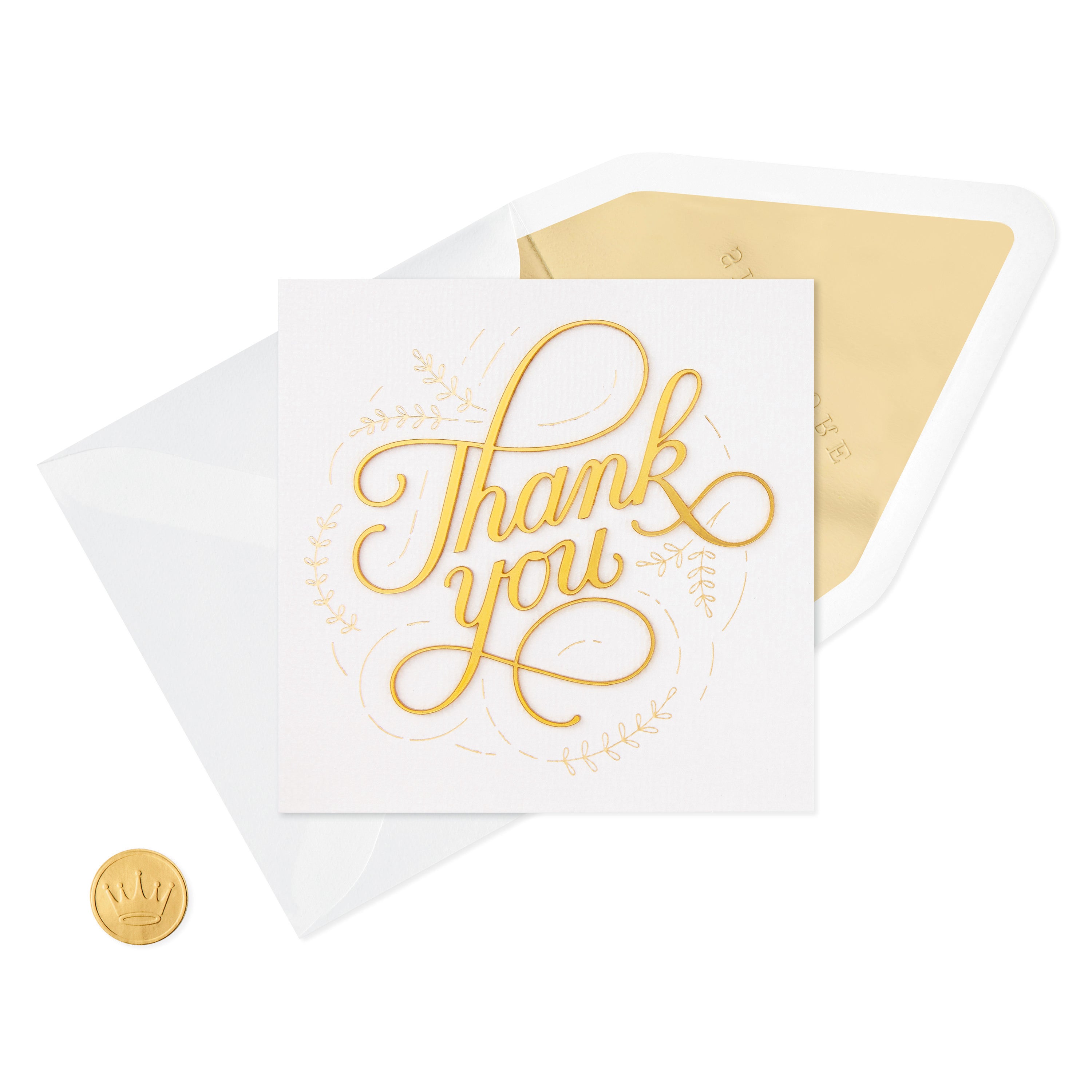  Signature Thank You Card, Thank You So Much (Nurses Day Card, Teacher Appreciation, Healthcare Worker Gift)