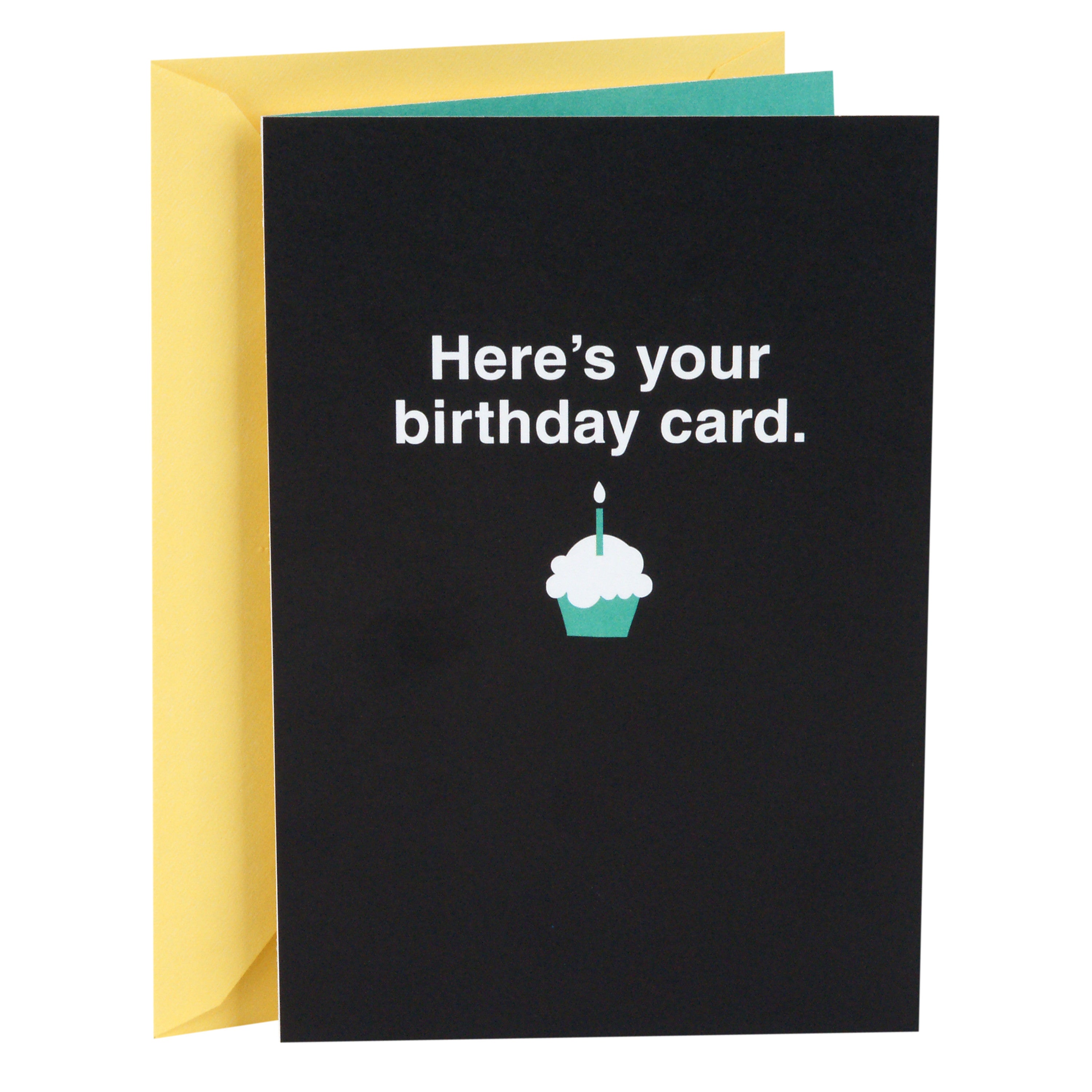 Shoebox Funny Birthday Card (Cupcake)