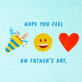 Fathers Day Card (Removable Emoji Magnets)