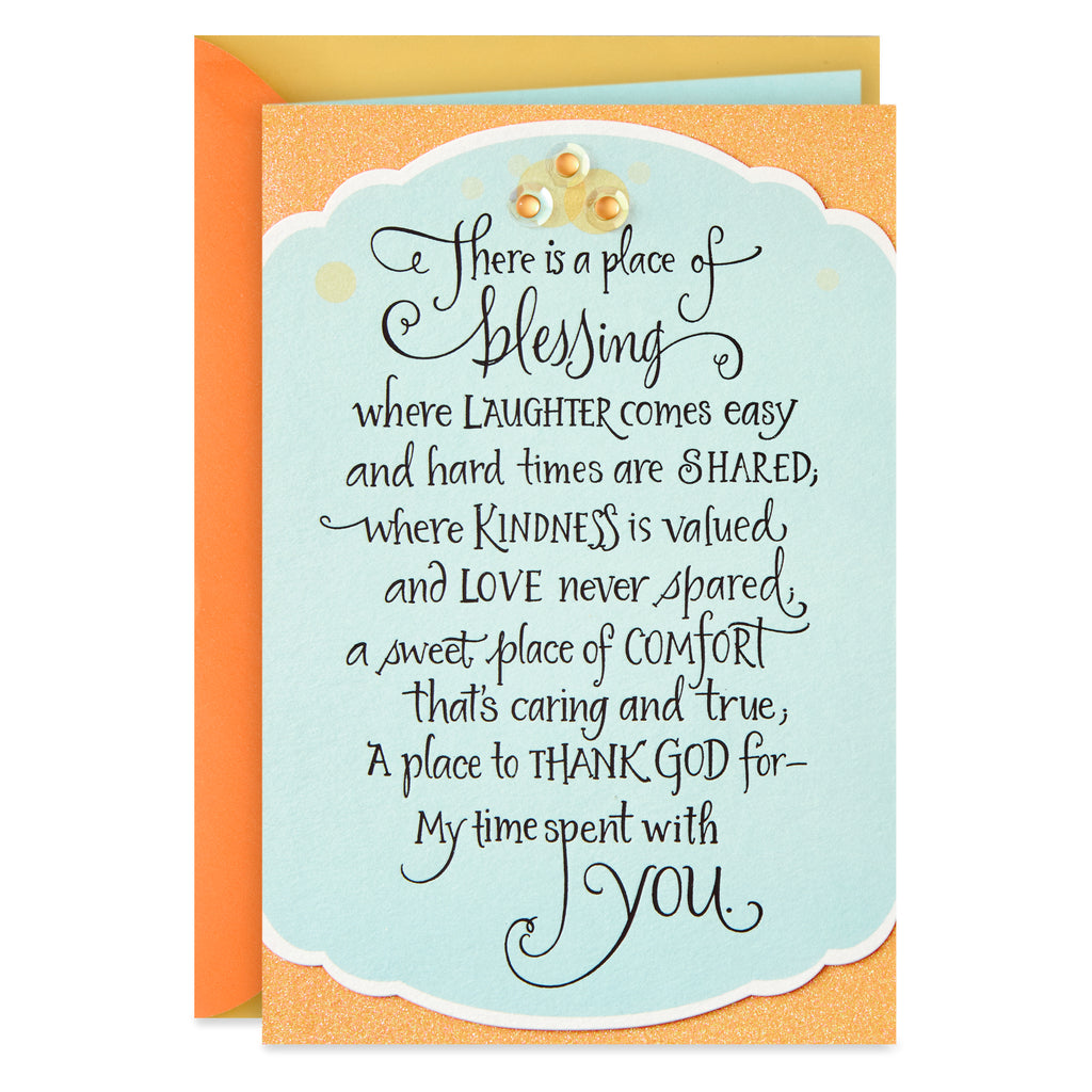 DaySpring Religious Birthday Card (Blessings On Your Birthday)