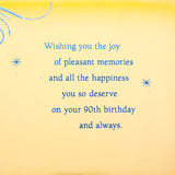 90th Birthday Card