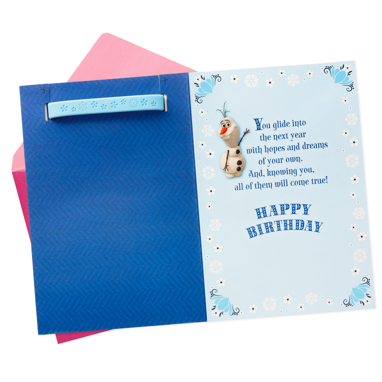 Birthday Card for Girl (Elsa Frozen Charm Bracelet)