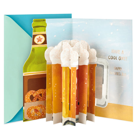 Paper Wonder Pop Up Fathers Day Card (Beer)