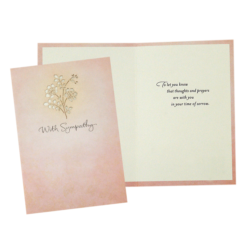 Sympathy Cards Assortment Pack (5 Condolence Cards with Envelopes)