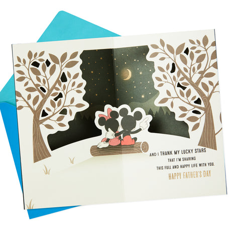 Fathers Day Card for Husband (Mickey Mouse and Minnie Mouse Camping)