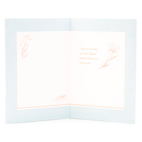 Thinking of You Card (Brighten Your Day Flower Pattern)