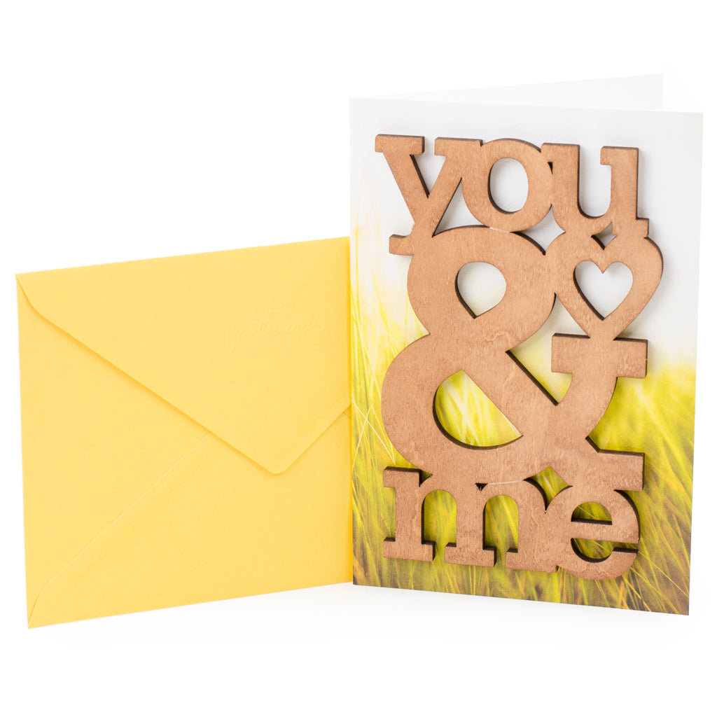 Signature Anniversary Card (Wooden You & Me)