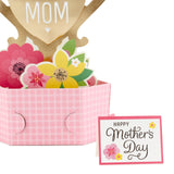 Pop Up Mothers Day Card (Displayable World's Best Mom Trophy)