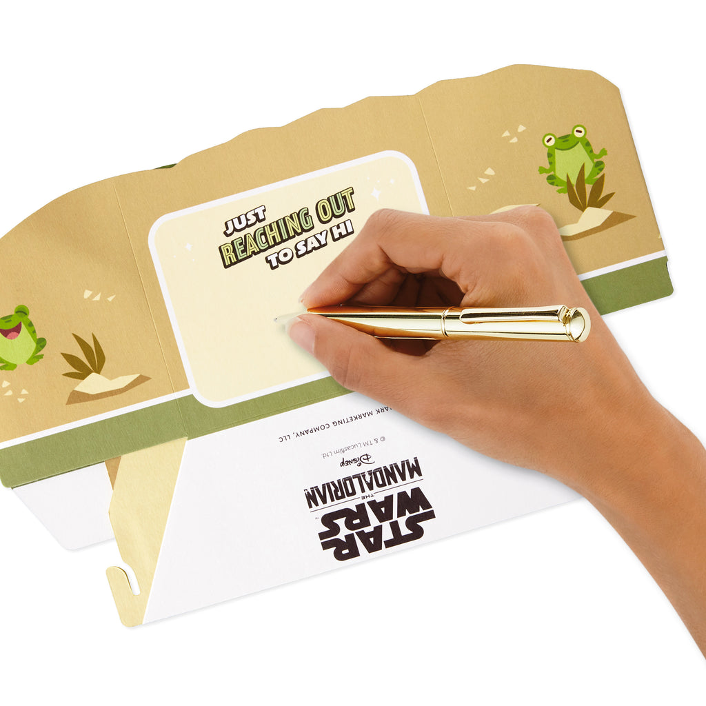 Paper Wonder Star Wars Baby Yoda Pop Up Card (Reaching Out)