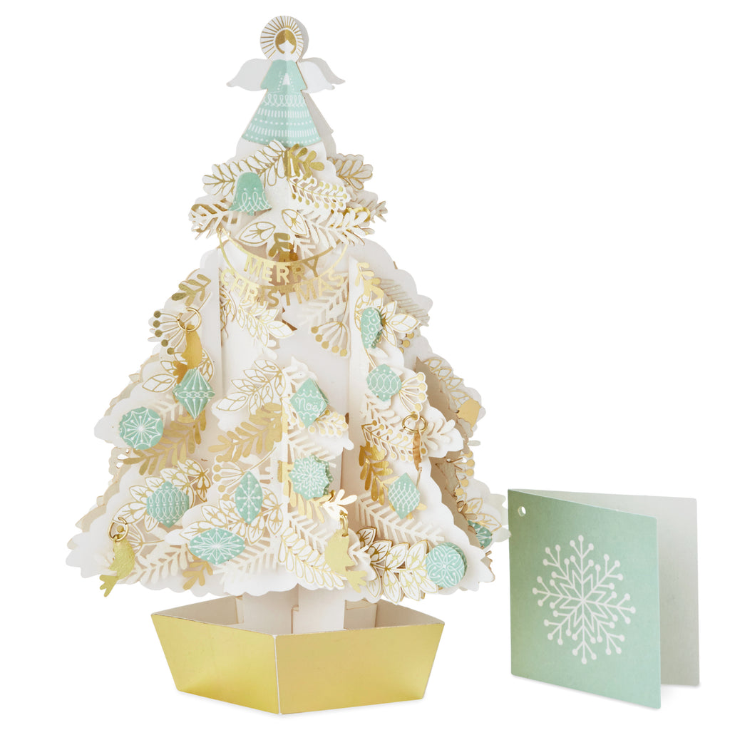 Signature Pop Up Christmas Card (3D Christmas Tree Ornament)