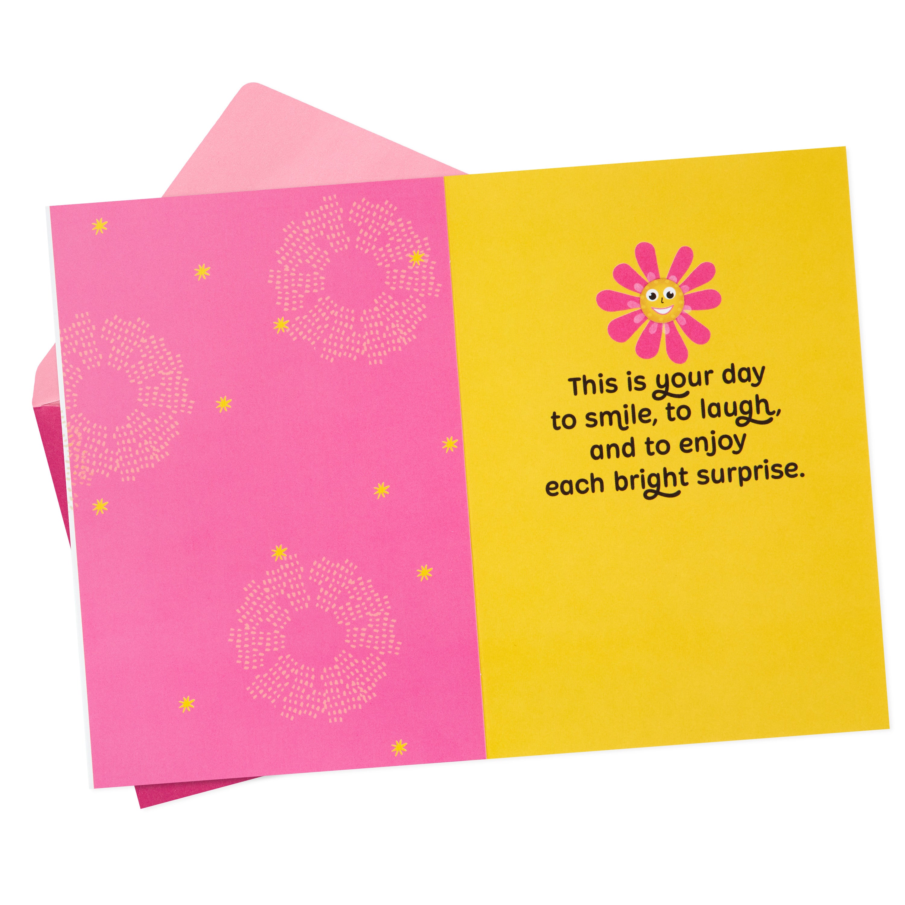 Birthday Card for Girls (Retro Flowers)