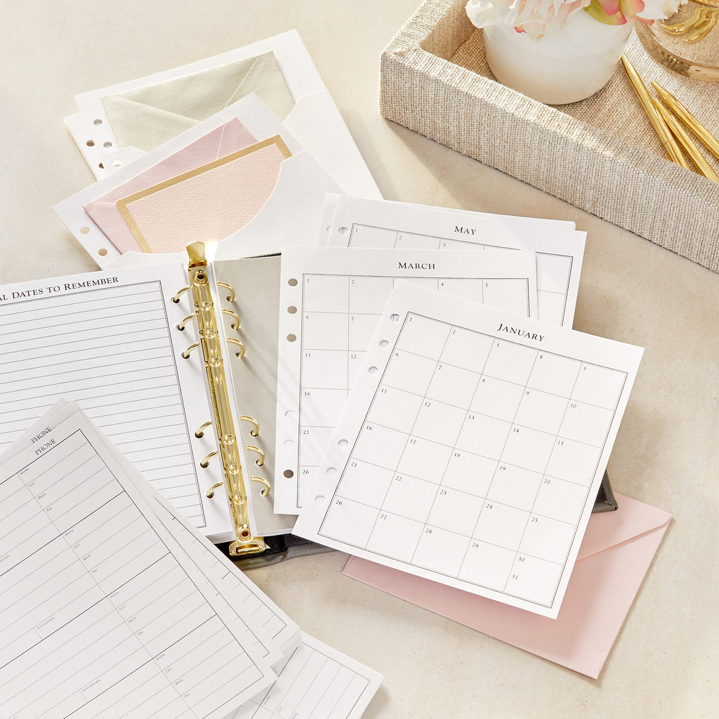 Address Book Refill Pages (Pack of 44 Replacement Pages for Addresses