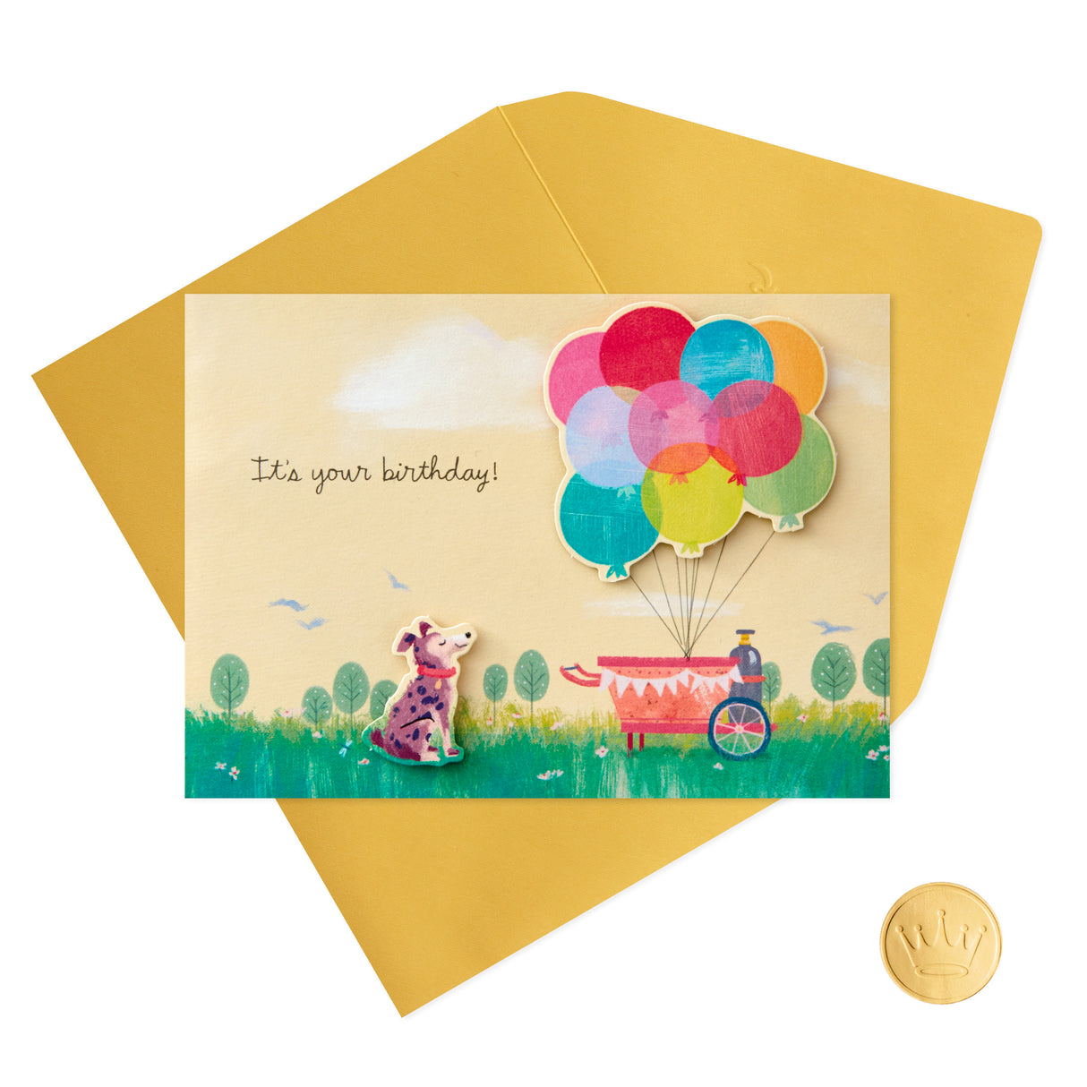 Paper Wonder Pop Up Birthday Card (Get Carried Away)