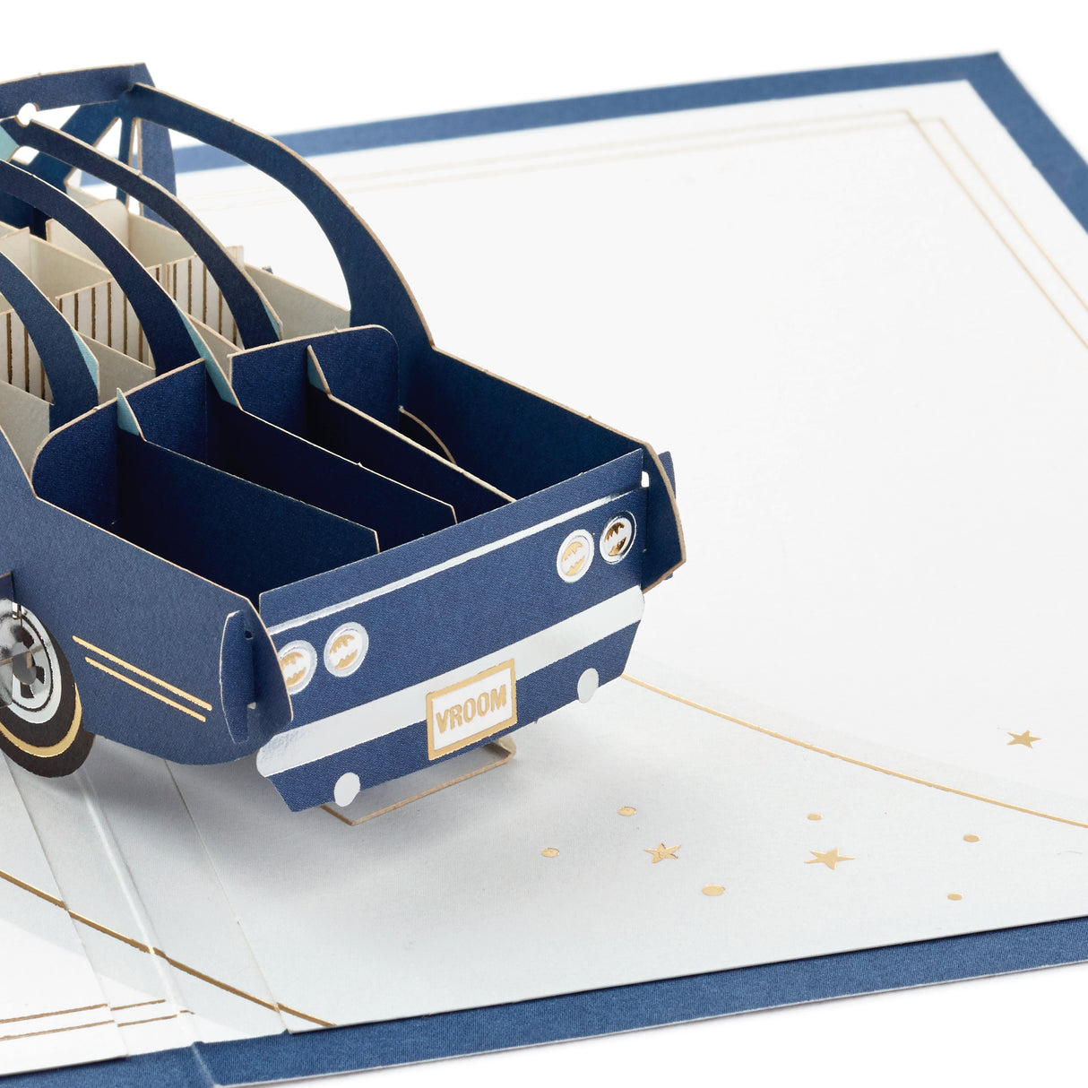 Signature Paper Wonder Pop Up Birthday Card (Classic Car, Amazing Ride)