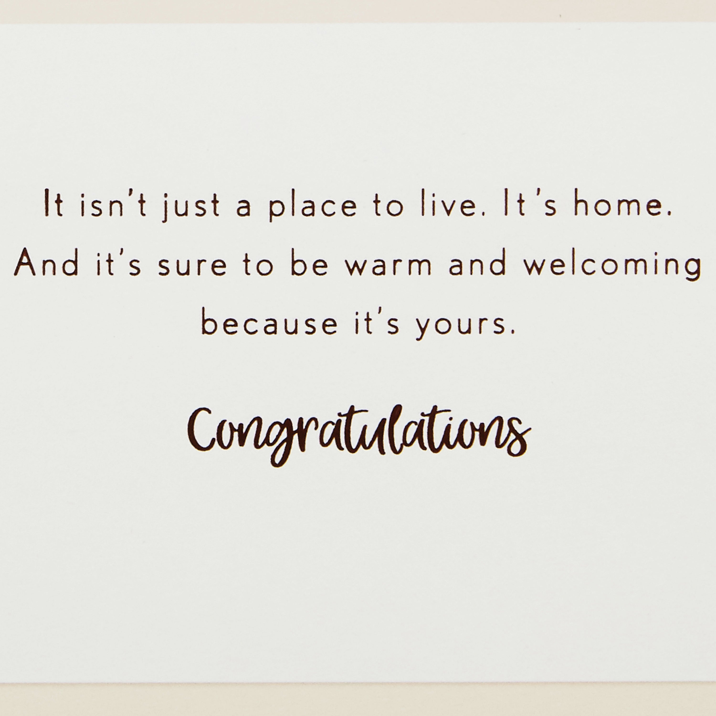 Housewarming Card (Welcome Home Doormat)